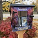 Lion, the Witch, and the Wardrobe themed Little Free Library at the VOA Children's Center